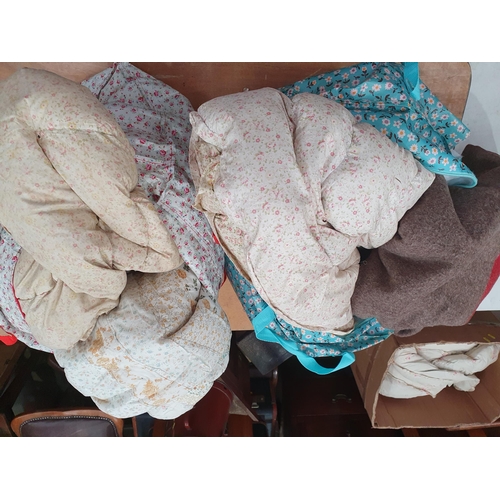 763 - Two bags of Eiderdowns and other Blankets (R9)