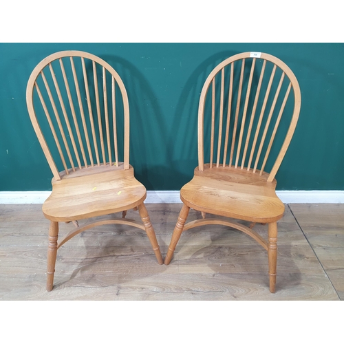 769 - A pair of stick back Kitchen Chairs (R10)