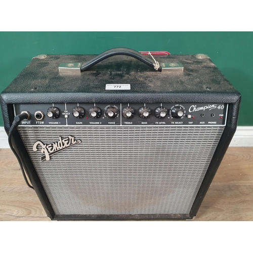 772 - A Fender Amplifier (R9)