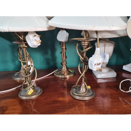 778 - Eleven various Table Lamps and shades (R6).
Failed PAT