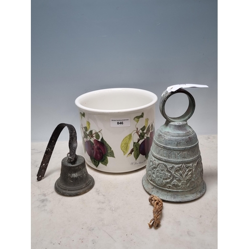 846 - Two Bells and a Portmerion Planter (R10)