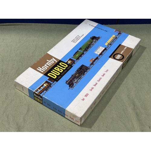 1014 - A boxed Hornby Dublo 2033 Co-Bo diesel Goods Set, contents M, have been lightly run, this is the ver... 