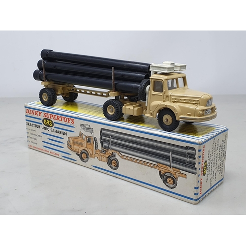 Dinky Toys F n° 893 tracteur UNIC Saharien pipe line neuf en