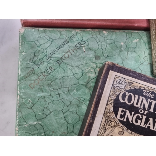 45 - A collection of assorted Card Games to include, a Jaques of London the Counties of England 