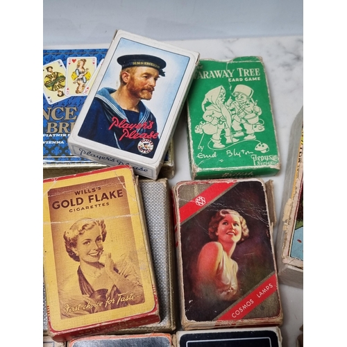 45 - A collection of assorted Card Games to include, a Jaques of London the Counties of England 