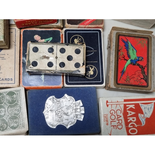 45 - A collection of assorted Card Games to include, a Jaques of London the Counties of England 