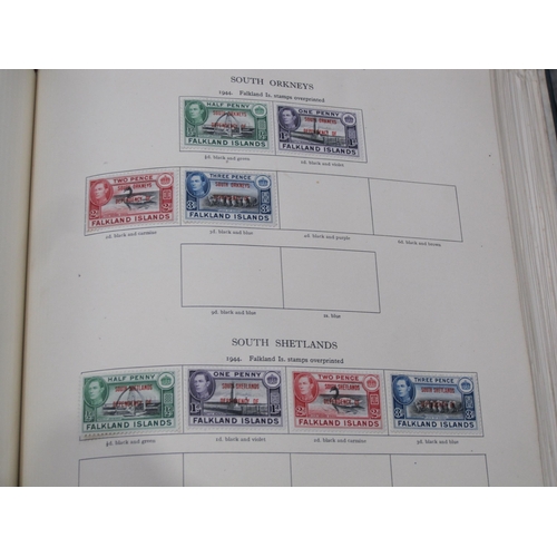 686 - A King Geo VI Commonwealth Stamp Selection contained in two New Age Stamp Albums; together with a sm... 