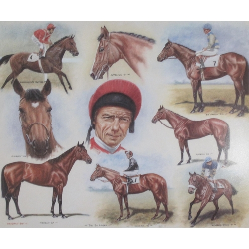 688 - PETER DEIGHAN. Lester Piggot's : Derby Winners; St.Leger Winners; Oaks Winners; 1000 and 2000 Guinea... 