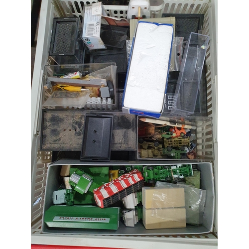 770 - A quantity of model railway accessories, model cars and various boxed models, (R9)