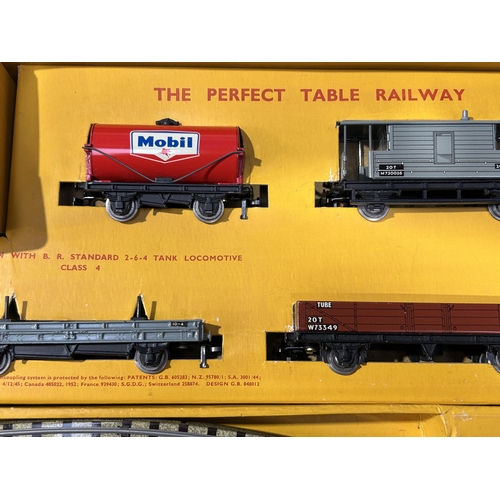 1020 - A boxed Hornby Dublo EDG19 2-6-4 Goods Set, superb condition throughout in as new condition with no ... 