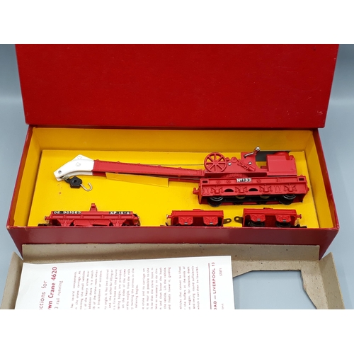 1199 - A boxed Hornby Dublo 4620 Breakdown Crane in plain red box, Nr M, box Nr M, complete with insert and... 