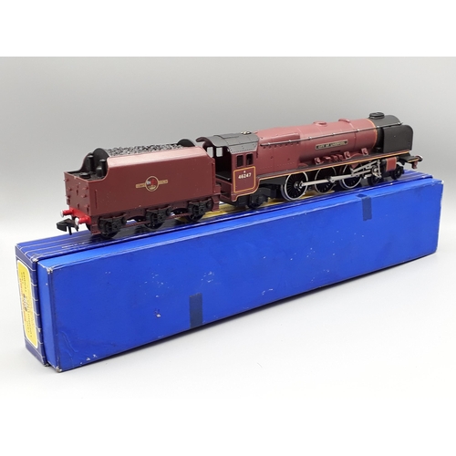 1203 - A boxed Hornby Dublo 3226 'City of Liverpool' Locomotive, M, appears to be unused or very lightly ru... 