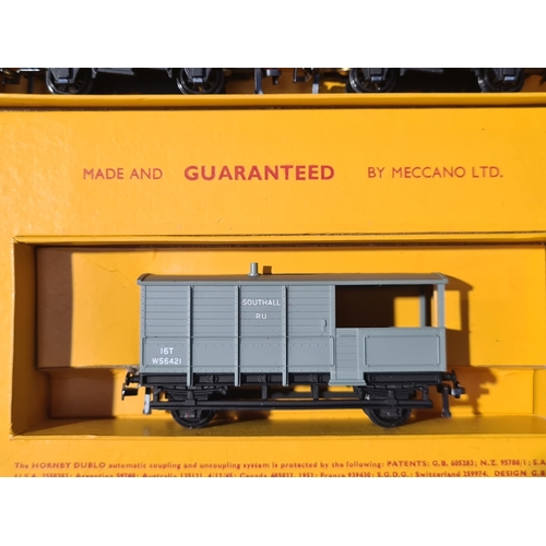 1206 - A boxed Hornby Dublo G16 0-6-2T Goods Set, superb example showing little sign of use with original b... 