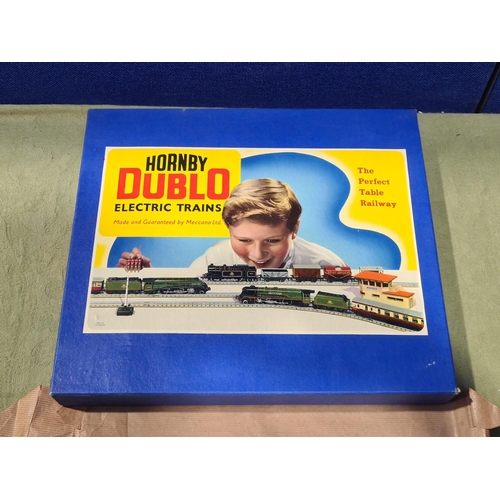 1206 - A boxed Hornby Dublo G16 0-6-2T Goods Set, superb example showing little sign of use with original b... 