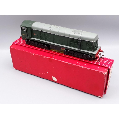 1211 - A boxed Hornby Dublo 2230 Bo-Bo diesel Locomotive in striped picture box, M, appears unused with no ... 