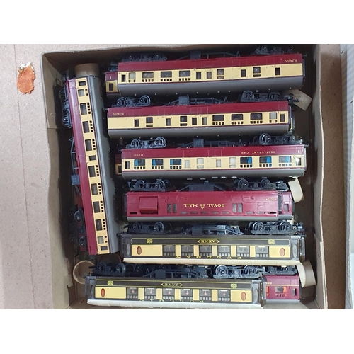 1220 - Two boxes of Triang Track and Accessories including Turntable, Girder Bridge, Controller, boxed Oper... 