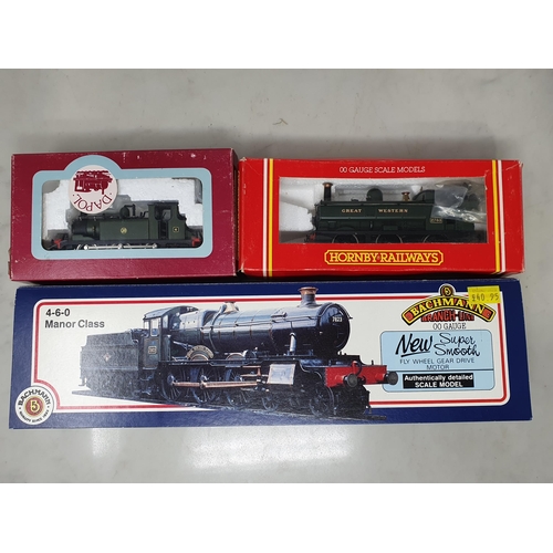 1224 - A boxed Bachmann 00 gauge 'Bradley Manor' Locomotive, a boxed Hornby 2721 Class 0-6-0 Pannier Tank a... 