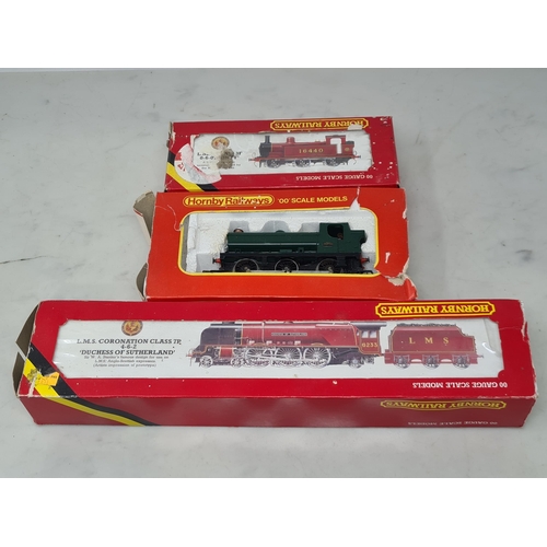 1240 - A boxed Hornby 'Duchess of Sutherland', a boxed Hornby LMS 0-6-0T Jinty and a part boxed Hornby GWR ... 