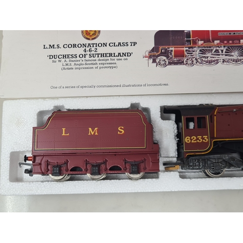 1240 - A boxed Hornby 'Duchess of Sutherland', a boxed Hornby LMS 0-6-0T Jinty and a part boxed Hornby GWR ... 