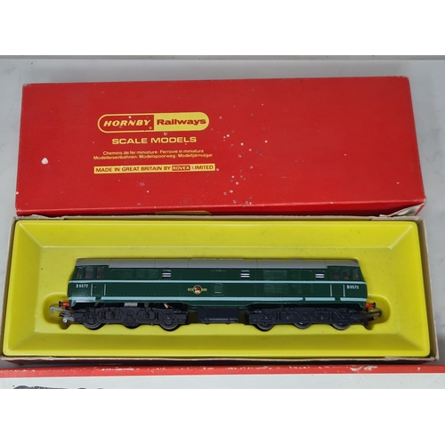 1241 - A boxed Triang Hornby R861 9F 'Evening Star' and a boxed Hornby R357 A-I-A diesel Locomotive