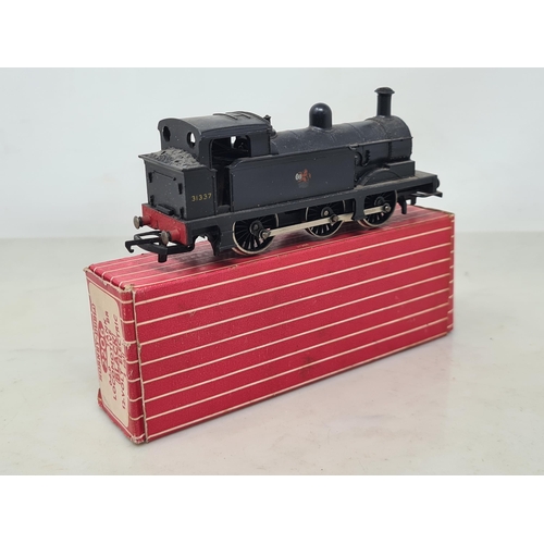 1246 - A boxed Hornby Dublo 2206 0-6-0T Locomotive in BR black livery, Ex plus, box Ex-Ex plus with instruc... 