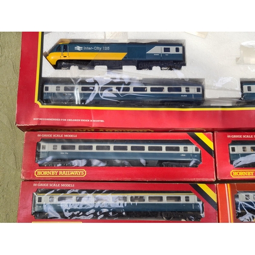 1248 - A Hornby 00 gauge Intercity 125 DMU and four boxed Hornby Intercity Coaches including two R439 2nd C... 