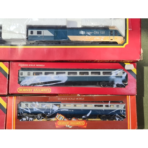 1248 - A Hornby 00 gauge Intercity 125 DMU and four boxed Hornby Intercity Coaches including two R439 2nd C... 