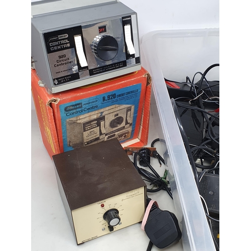 1272 - A boxed Hornby R920 Controller, an unboxed Gaugemaster Series 100 Controller and six Hornby and othe... 