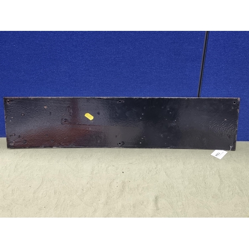 1304 - A 'British Railways' enamel Station Sign 2ft 1in W x 6in H