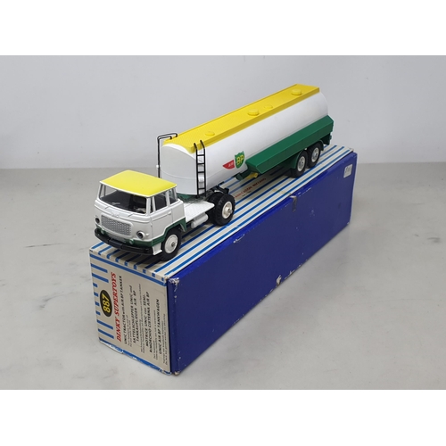1479 - A boxed French Dinky Supertoys No.887 B.P. Aircraft Refueller, Nr M-M, box Ex plus with base card an... 