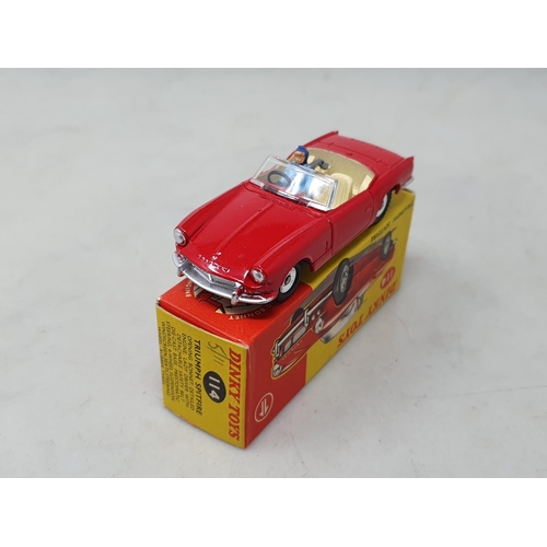1489 - A boxed Dinky Toys No.114 red Triumph Spitfire, Nr M-M, box superb