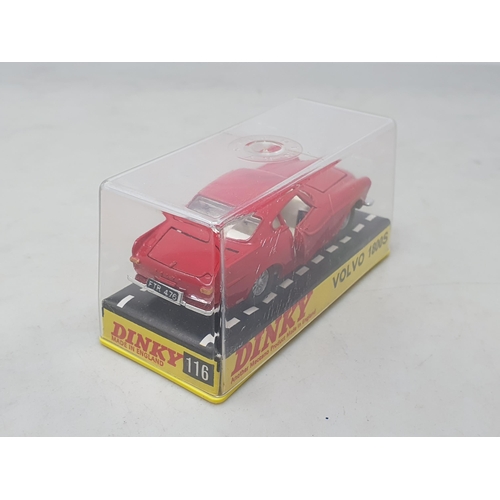 1495 - A boxed Dinky Toys No.116 Volvo 1800 S, M, box superb
