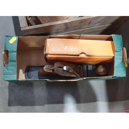 298 - Three boxes containing old woodworking Tools, Keys, Weights, Padlocks, etc, (R4)