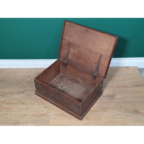 426 - An 18th Century oak Box 1ft 7in W x 8in H (R3)