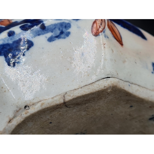 53 - Four Mason's Ironstone China graduated octagonal Jugs with iron red and blue chinoiserie decoration,... 