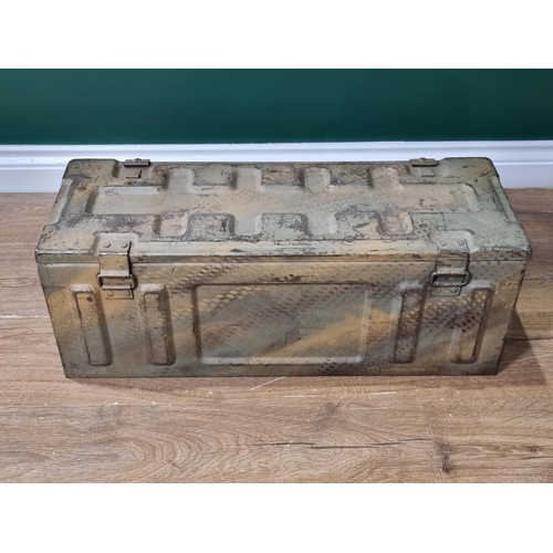 544 - A painted Ammunitions Box, 2ft 2in W, (R6)