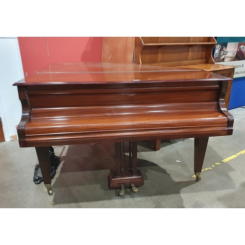 718 - A Welmar mahogany cased Baby Grand Piano 4ft 11in W x 3ft 4in H (R6)