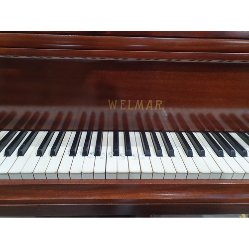 718 - A Welmar mahogany cased Baby Grand Piano 4ft 11in W x 3ft 4in H (R6)