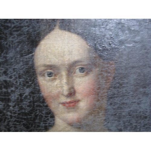 361 - SCANDINAVIAN SCHOOL CIRCA 1830. Portrait of a lady, said to be Cristina E Tordsleff (?), half-length... 