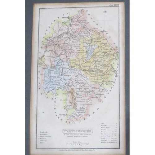 365 - An engraved map of the County of Gloucestershire, c. 1833, published by J.Duncan, Paternoster Row; a... 