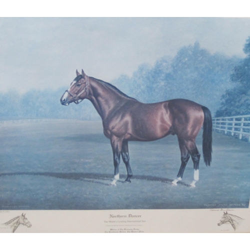 379 - ****AMENDMENT****
Three colour prints after Richard Stone Reeves depicting Racing Subjects; and a fu... 