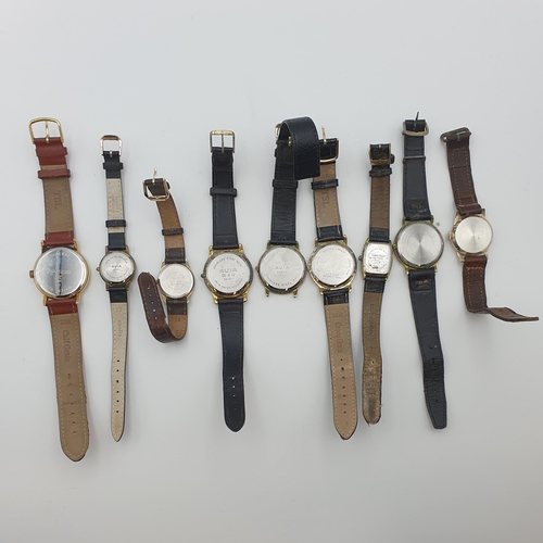 154 - A collection of mostly quartz Wristwatches