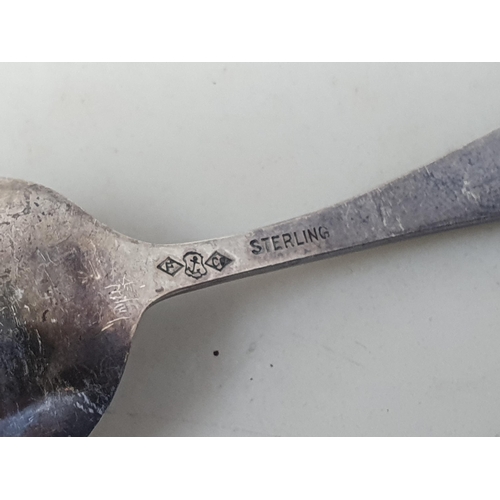 130 - A Russian style Dessert Spoon fiddle and shell pattern, a similar Teaspoon, plus sterling Sifting Sp... 