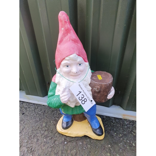 138 - A Painted Garden Gnome.