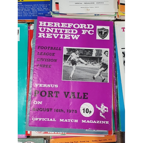 47 - A box of Football Programmes, mostly Hereford United (R2)