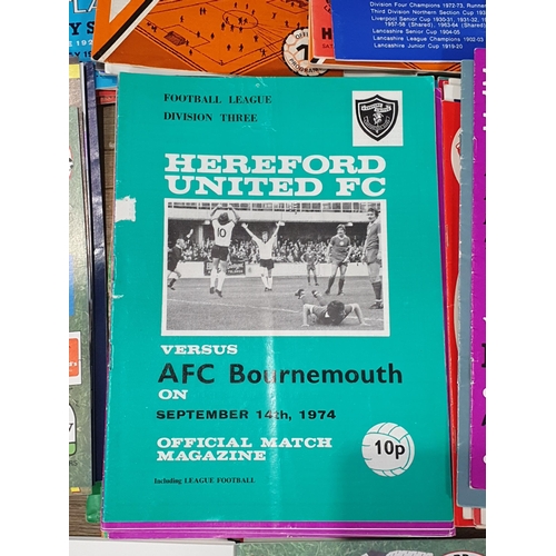 47 - A box of Football Programmes, mostly Hereford United (R2)