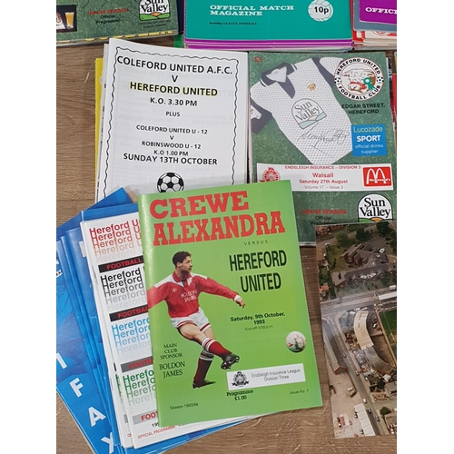 47 - A box of Football Programmes, mostly Hereford United (R2)