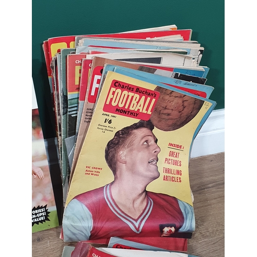 49 - Two Boxes containing Football and Rugby related Magazines and Annuals (R2)