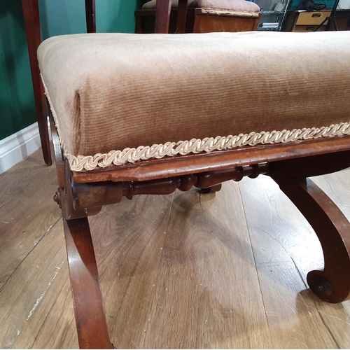 493 - An antique elm Side Table with single fitted drawer above shaped frieze and raised on square tapered... 