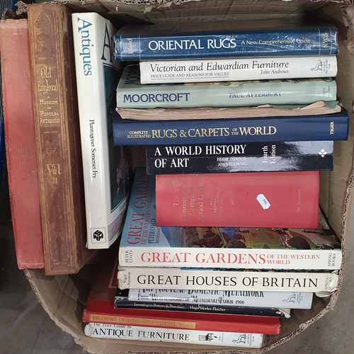 566 - Two Boxes of Art and Antique Reference Books (R5)